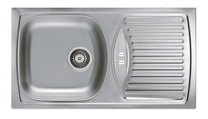 Изображение товара Мойка кухонная Alveus Basic 150 1136532, 78 х 43.5 см, нержавеющая сталь
