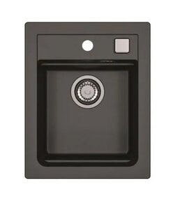 Изображение товара Мойка кухонная Alveus Atrox 10 1139771, 40 х 50 см, искусственный камень, угольная