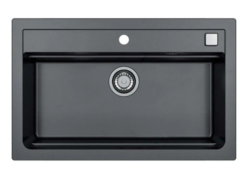 Изображение товара Мойка кухонная Alveus Atrox 40 1140447 79x50 см Granital угольный