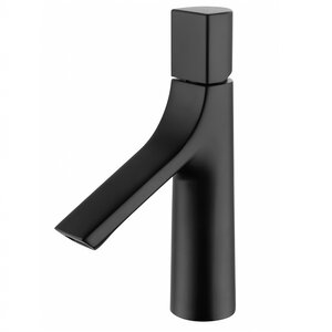 Изображение товара Смеситель для раковины Wonzon & Woghand The One WW-H010-MB, цвет черный матовый