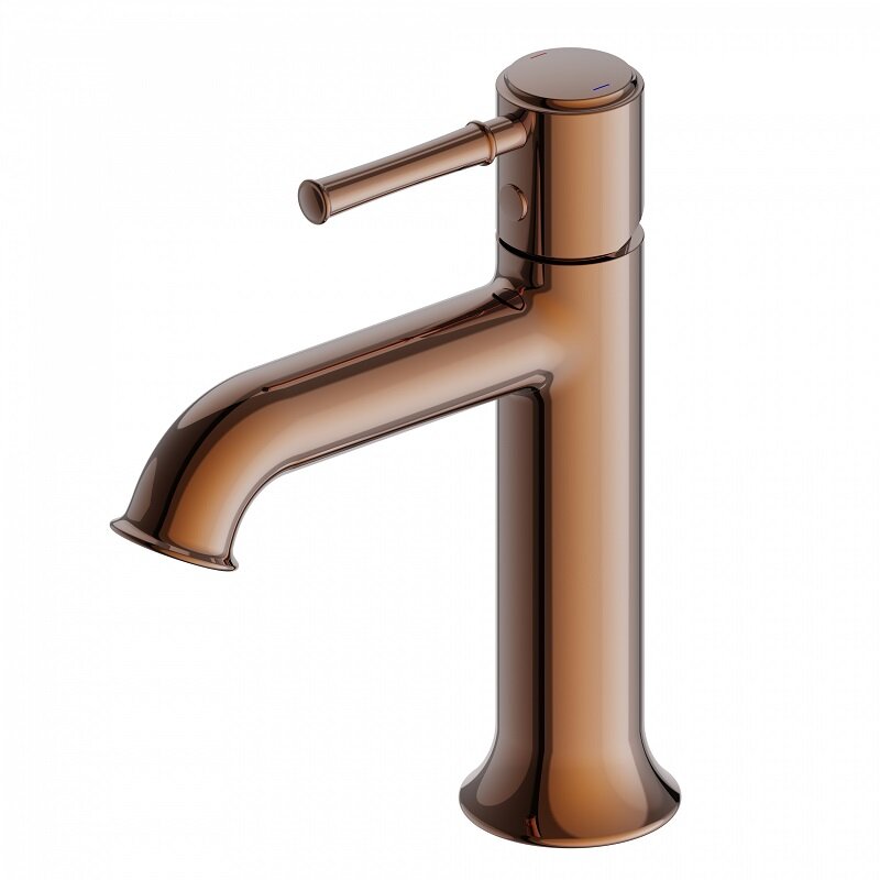 Изображение товара Смеситель для раковины Wonzon & Woghand Tor в цвете розовое золото