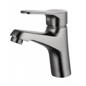 Изображение товара Современный смеситель для раковины Wonzon & Woghand WW-A40212-BGG темный графит, 5 лет гарантии