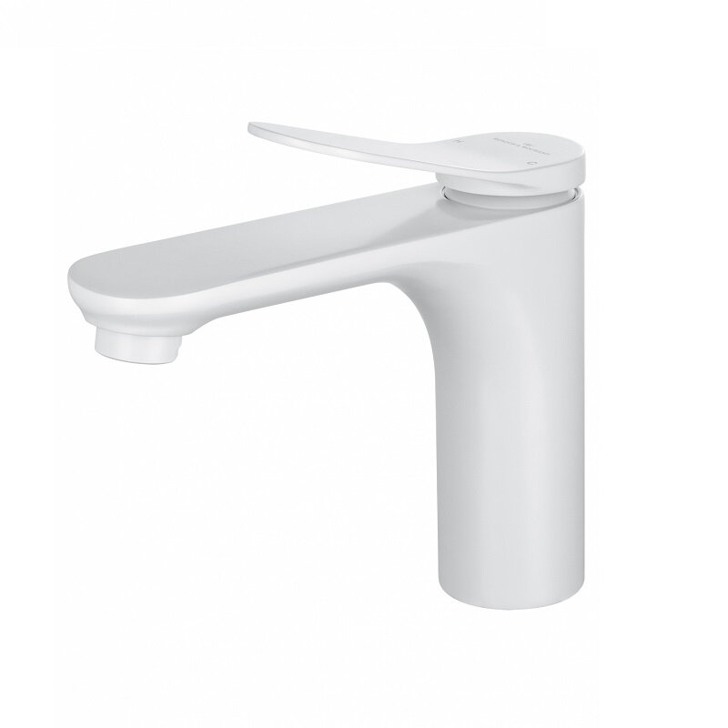 Изображение товара Смеситель для раковины Wonzon & Woghand WW-A40482-MW белый матовый