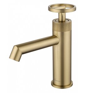 Изображение товара Смеситель для раковины Wonzon & Woghand WW-H1065-BG, цвет брашированное золото