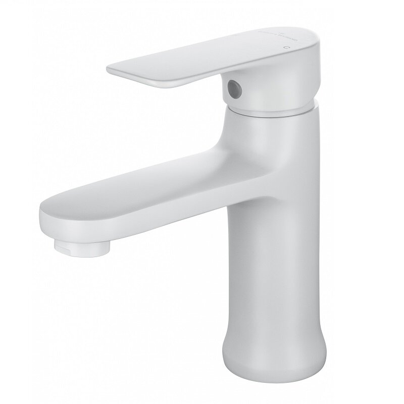 Изображение товара Смеситель для раковины Wonzon & Woghand WW-XH-011-MW белый матовый