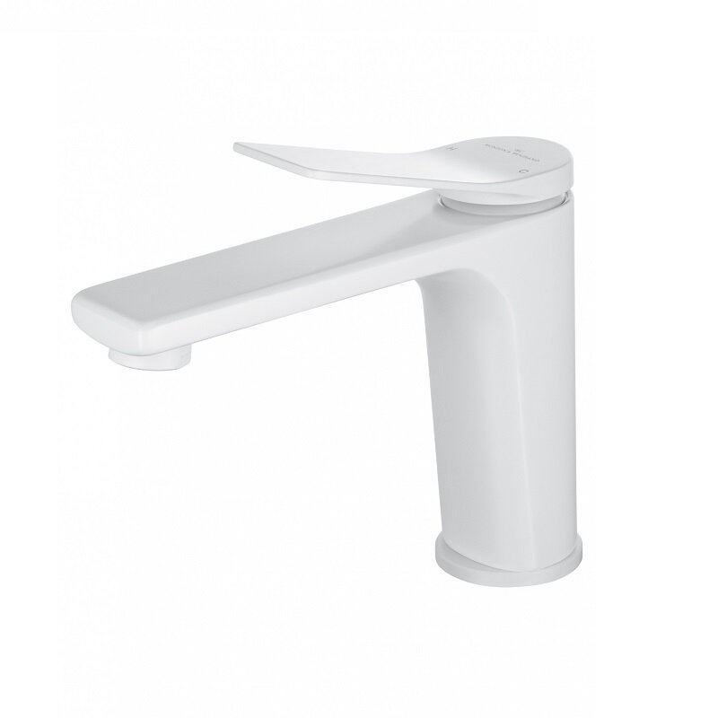 Изображение товара Смеситель для раковины Wonzon & Woghand WW-XH-012-MW белый матовый надежный