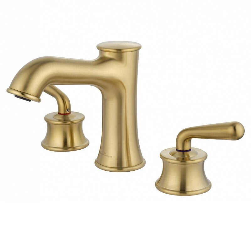 Изображение товара Смеситель для раковины Wonzon & Woghand Steam браш. золото 5 лет гарантии