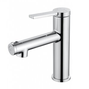Изображение товара Смеситель для раковины Wonzon & Woghand WW-H1017-CR, с функцией полоскания, цвет хром