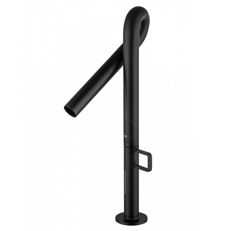 Изображение товара Смеситель для раковины Wonzon & Woghand Loop WW-112-00-508 черный матовый