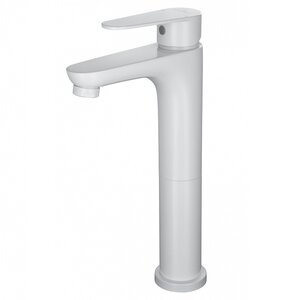 Изображение товара Смеситель для раковины Wonzon & Woghand Alfa WW-A40232-MW, цвет белый матовый