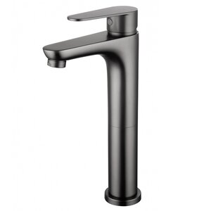 Изображение товара Смеситель для раковины Wonzon & Woghand Alfa темный графит 5 лет гарантии