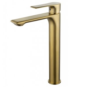 Изображение товара Смеситель для раковины Wonzon & Woghand Brilliant WW-88019079-BG, цвет брашированное золото PVD