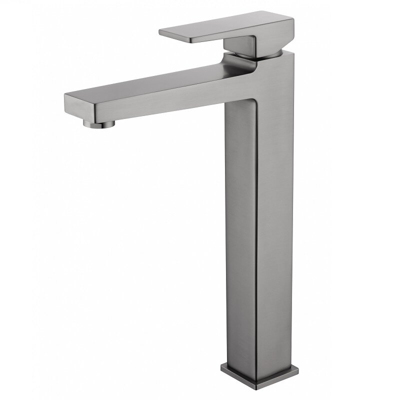 Изображение товара Смеситель для раковины Wonzon & Woghand Cube 2.0 темный графит