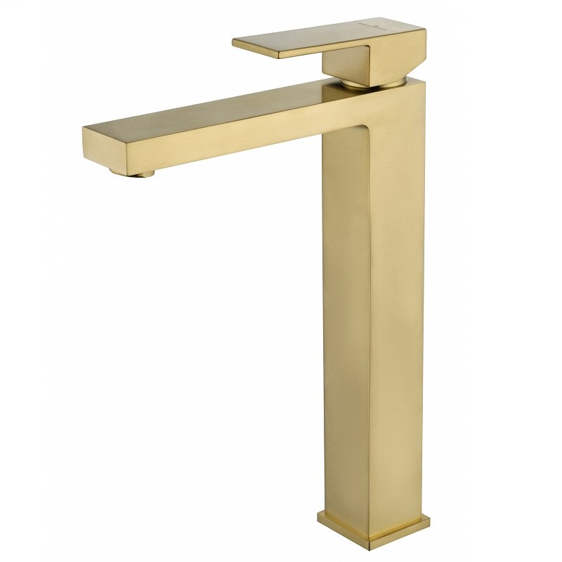 Изображение товара Смеситель для раковины Wonzon & Woghand Cube WW-88239016-BG золото