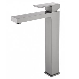 Изображение товара Смеситель для раковины Wonzon & Woghand Cube темный графит 16.3 см 5 лет гарантия