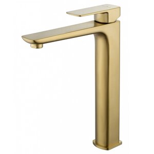 Изображение товара Смеситель для раковины Wonzon & Woghand Edge WW-88239003-BG, цвет брашированное золото PVD