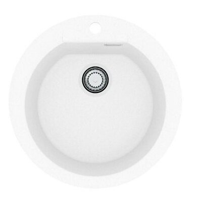 Изображение товара Alveus Cadit 100 1143993 Мойка кухонная гранитоподобная белая 52x52 см