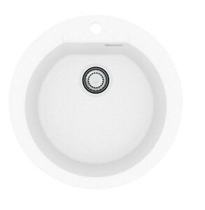 Изображение товара Alveus Cadit 100 1143993 Мойка кухонная гранитоподобная белая 52x52 см