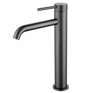 Изображение товара Смеситель для раковины Wonzon & Woghand темный графит 6.29 л/мин высокий монтаж