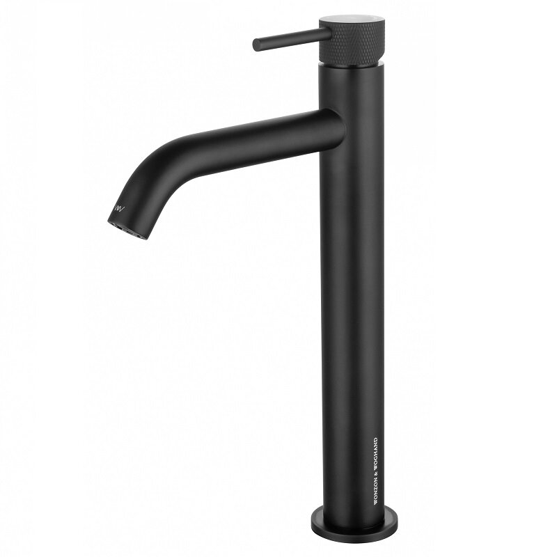 Изображение товара Смеситель для раковины Wonzon & Woghand WW-H1062-MB черный матовый высокий