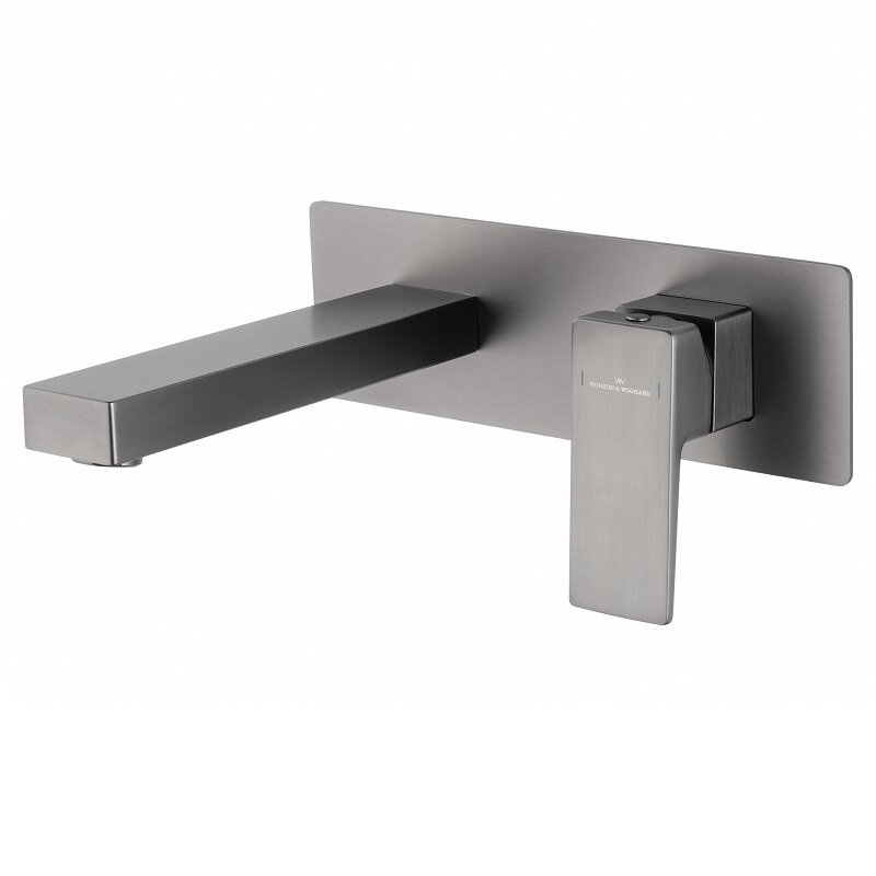 Изображение товара Встраиваемый смеситель для раковины Wonzon & Woghand Cube 2.0 WW-88869068-BGM темный графит