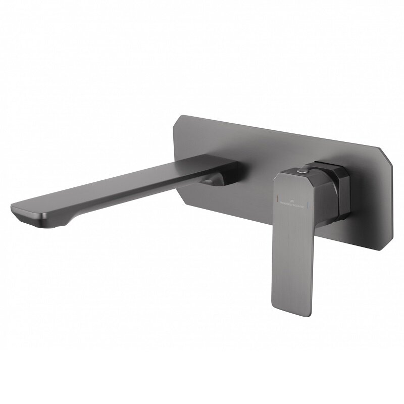 Изображение товара Встраиваемый смеситель для раковины Wonzon & Woghand Diamond WW-88869011-BGM темный графит