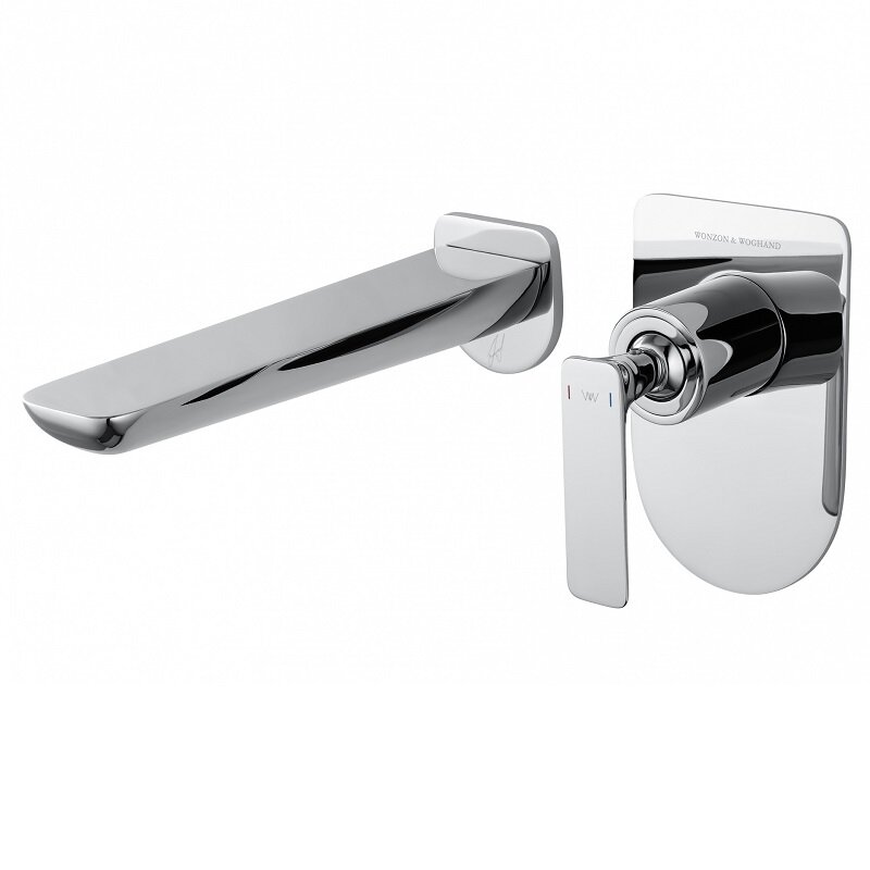 Изображение товара Встраиваемый смеситель для раковины Wonzon & Woghand Shark WW-481701-CR с хромом