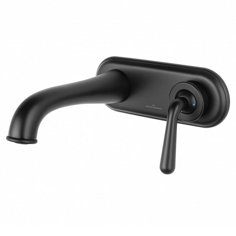 Изображение товара Встраиваемый смеситель для раковины Wonzon & Woghand Steam WW-88869008-MB черный матовый