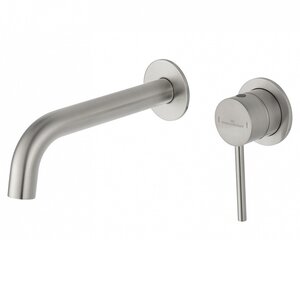 Изображение товара Смеситель для раковины встраиваемый Wonzon & Woghand Stick WW-88869017-BN, с внутренней частью, цвет брашированный никель PVD