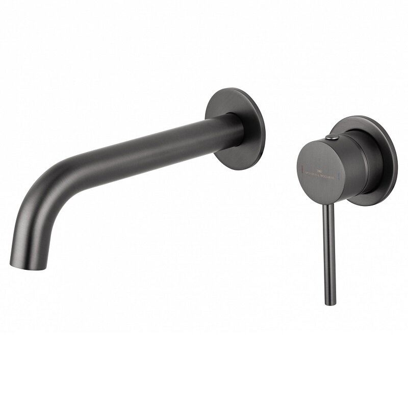 Изображение товара Встраиваемый смеситель для раковины Wonzon & Woghand Stick WW-88869017-BGM темный графит