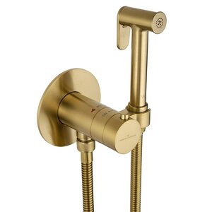 Изображение товара Гигиенический душ Wonzon & Woghand WW-88829909-BG с термостатом и смесителем