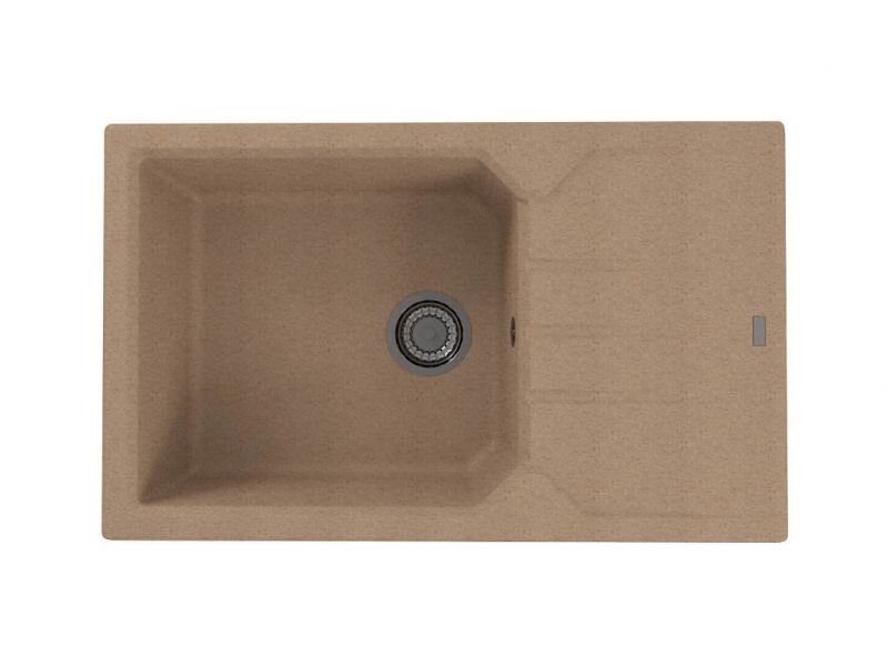 Изображение товара Кухонная мойка Alveus Record 40 1144465 из искусственного камня 78x48 см бежевый