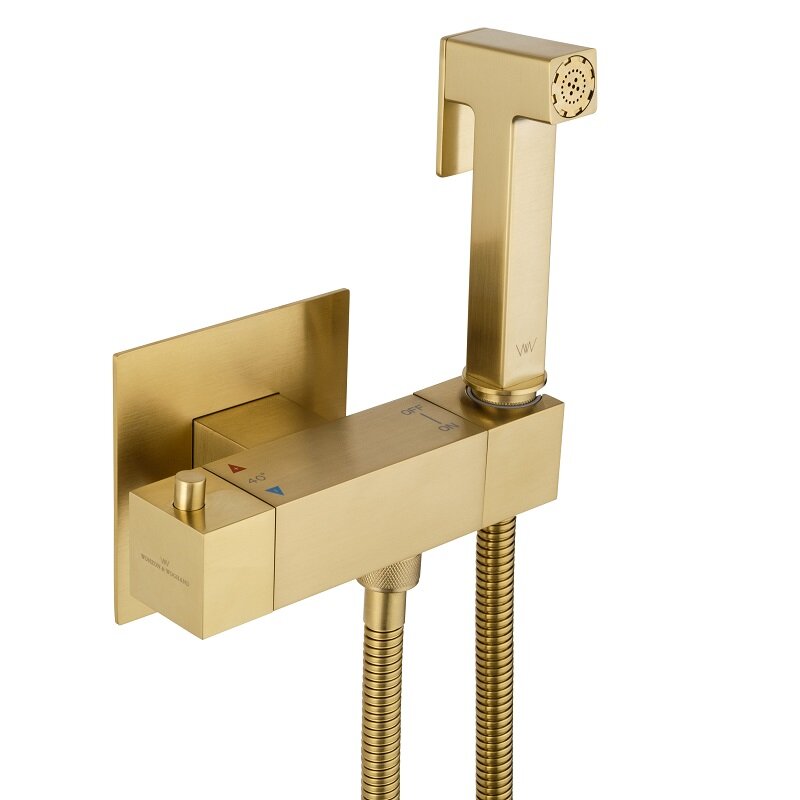 Изображение товара Гигиенический душ Wonzon & Woghand WW-88819903-BG с термостатом золотой