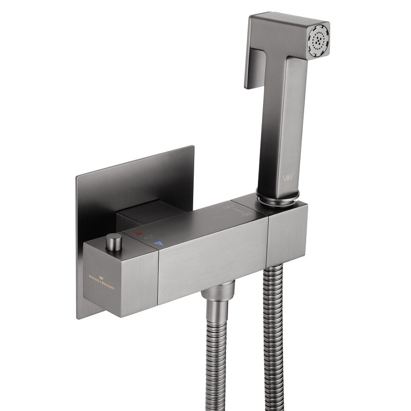 Изображение товара Гигиенический душ Wonzon & Woghand WW-88819903-BGM с термостатом, темный графит