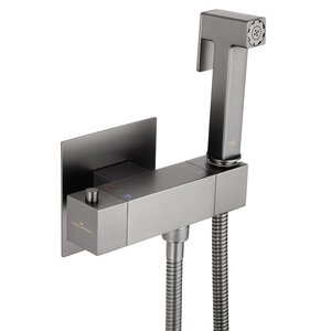 Изображение товара Гигиенический душ Wonzon & Woghand WW-88819903-BGM с термостатом, темный графит