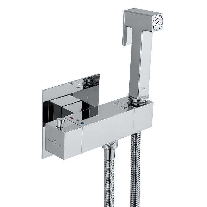 Изображение товара Гигиенический душ Wonzon & Woghand WW-88819903-CR с термостатом и хромовой поверхностью