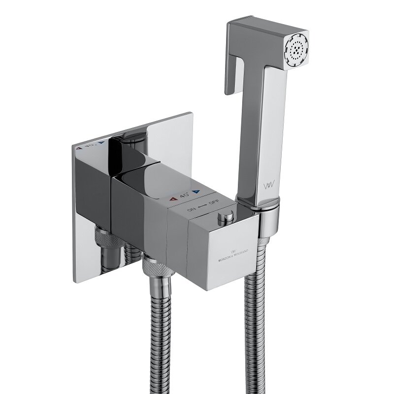 Изображение товара Гигиенический душ Wonzon & Woghand WW-88829910-CR с термостатом хром
