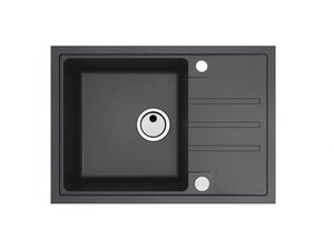 Изображение товара Мойка кухонная Alveus Intermezzo 40 1144968, 68 х 48 см, искусственный камень, угольная