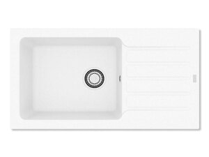 Изображение товара Мойка кухонная Alveus Niagara 90 1148028, 77.5 х 43 см, искусственный камень, белая