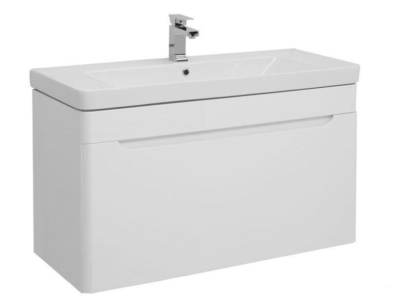 Изображение товара Тумба под раковину Aquanet София 105 00199870 белый глянец подвесная