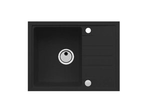 Изображение товара Мойка кухонная Alveus Intermezzo 30 1149080, 62 х 48 см, искусственный камень, цвет глубокий черный