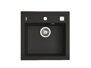 Изображение товара Мойка кухонная Alveus Formic 20 1149133, 52 х 51 см, искусственный камень, черный глубокий