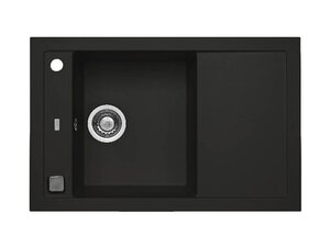 Изображение товара Мойка кухонная Alveus Formic 30 1149135, 76 х 50 см, искусственный камень, черный глубокий