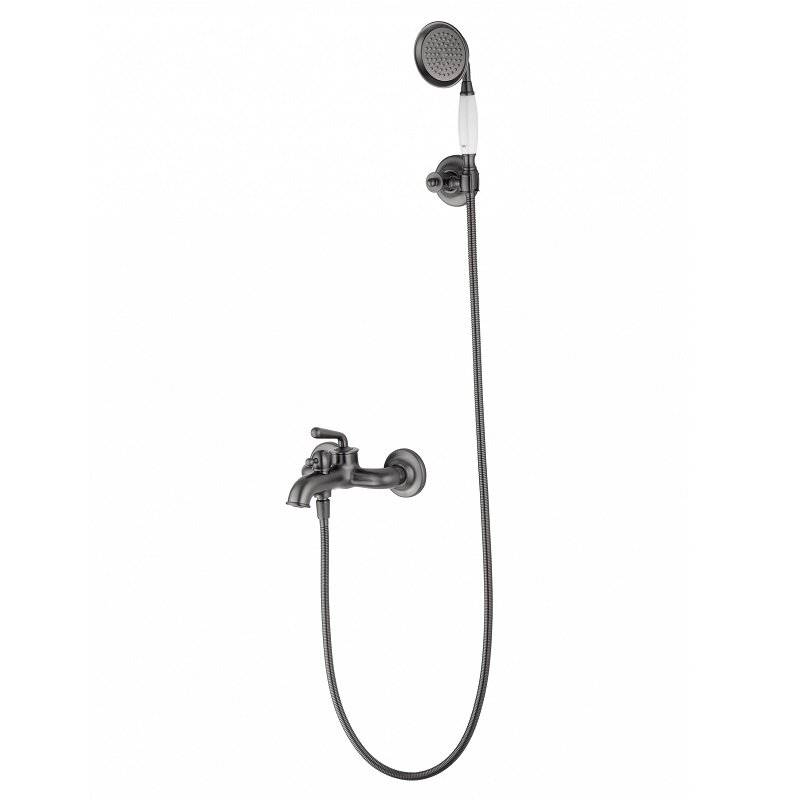 Изображение товара Смеситель для ванны и душа Wonzon & Woghand WW-88639008-BGM темный графит