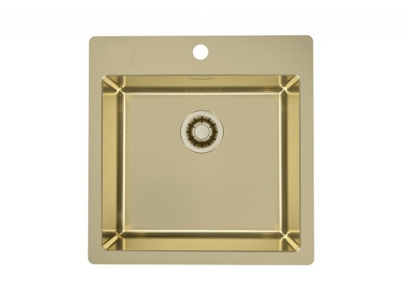 Изображение товара Кухонная мойка Alveus Pure New 40 79x52.5 см золото PVD нержавеющая сталь