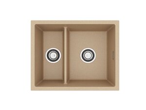 Изображение товара Мойка кухонная Alveus Omni 50 1150068, 55 х 45 см, искусственный камень, бежевая