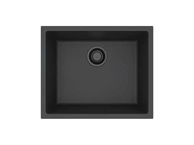 Изображение товара Alveus Omni 30 1150057 мойка кухонная черная гранитоподобная GRANITAL 550x450 мм