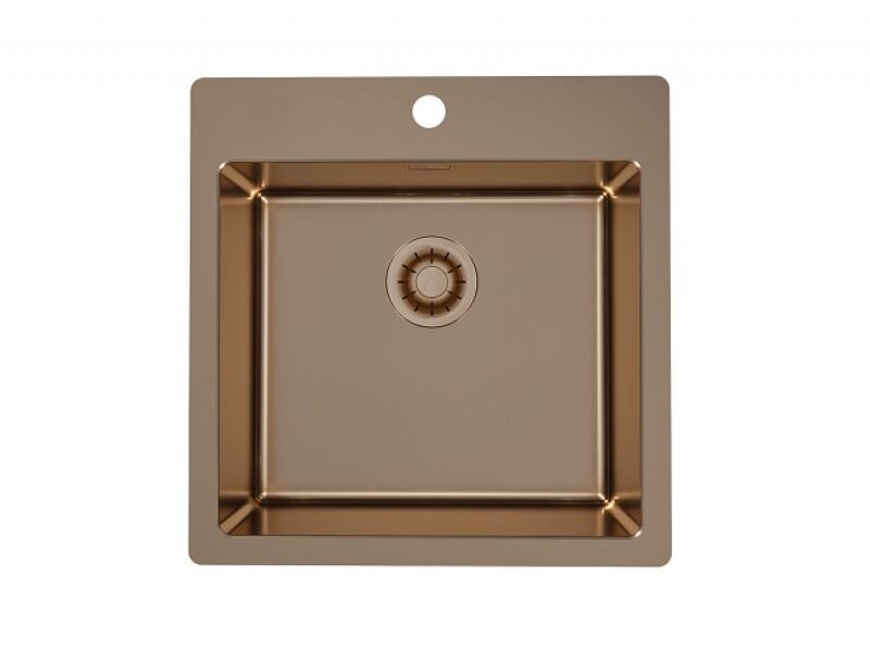 Изображение товара Мойка кухонная Alveus Pure New 30 из нержавеющей стали с покрытием PVD, 51.5х52.5 см