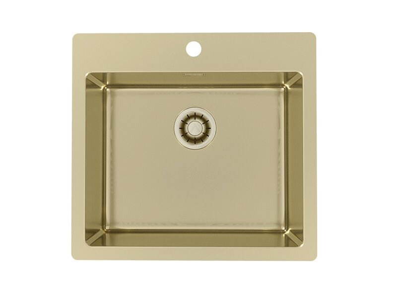 Изображение товара Кухонная мойка Alveus Pure New 70 золотая из нержавеющей стали 56.5х52.5 см
