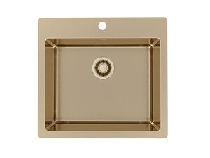 Изображение товара Мойка кухонная Alveus Pure New 70 1149641, 56.5 х 52.5 см, нержавеющая сталь, бронза PVD
